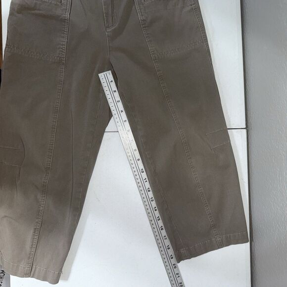 Coldwater Creek Natural Fit Women's Capri Pants Brown Size 6 - Picture 4 of 6